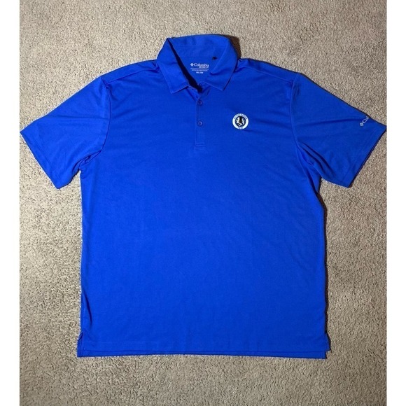 SUNNEHANNA Country Club Columbia Golf Johnstown, PA Blue Mens Polo Shirt 2XL XXL - Picture 1 of 8
